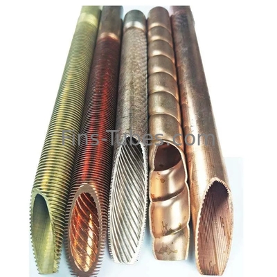 شراء DELLOK أنبوب النحاس المنحدر الداخلي المنحدر للصمام المنخفض للمبادل الحراري ومبرد الهواء online manufacture
