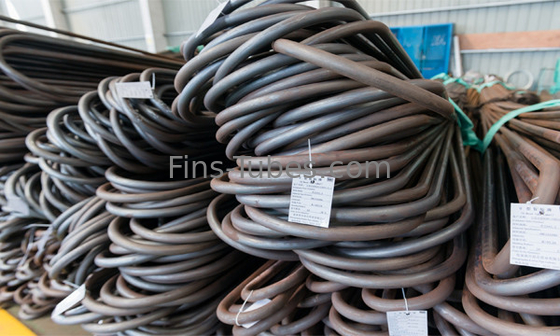 جودة  DELLOK Spiral Evaporator Carbon Steel SA210 U Bend Tube Exhaust Pipe مصنع