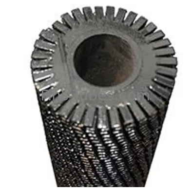DELLOK ASTM A106 الفولاذ الكربوني الفولاذ المقاوم للصدأ محول الحرارة الأنبوب المزقق