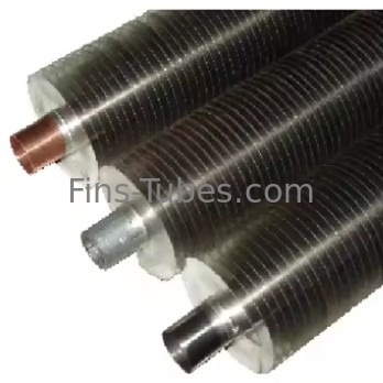 درجة الحرارة الأنابيب العارية أنابيب الزعانف المدمجة 16-63mm OD 2.5-20mm الزعانف المسافة 1.65mm الحائط Thk -40°C-300°C 1.0-4.0MPa
