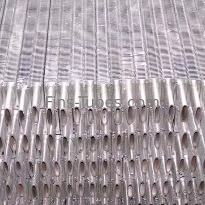 DELLOK Pressure Copper Embedded Fin Tube Alu/Copper Fins 1.0-4.0MPa Pressure Rating -40.C To 400.C Temperature 16-63mm