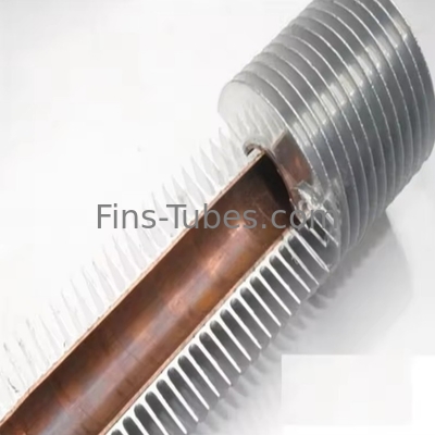 DELLOK أنبوب الألومنيوم المنخفض المضغوط 0.5mm الحائط نقل الحرارة 8-51mm OD أجنحة مخصصة لتحسين التبريد