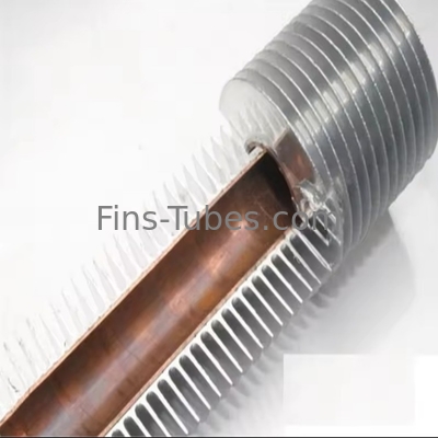 DELLOK L الأنابيب المزروعة مع الزعانف الألومنيوم الأشكال المخصصة حتى 2000 Psi تصنيف الضغط معتمد من قبل ISO