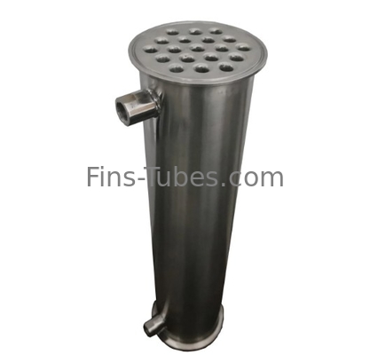الصحة SS304 أو SS316L مكثف تبادل الحرارة محول حرارة القشرة الفولاذ المقاوم للصدأ محول حرارة الفولاذ المقاوم للصدأ