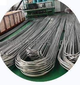 DELLOK الأنابيب المتواصلة للشعر المعدنية U Bend Tube 1500mm الأنابيب المطاطية