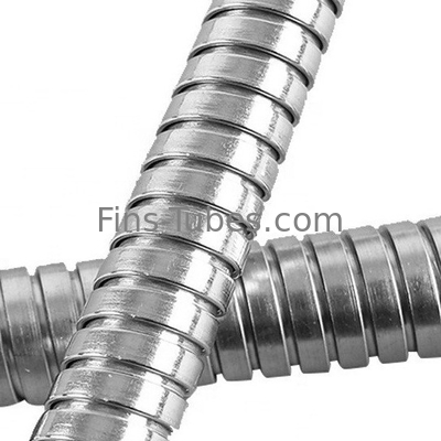 DELLOK TP304 SMLS الصلب المقاوم للصدأ OD15.88mm أنبوب الزعانف الملتوية