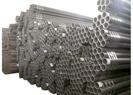 DELLOK الطلاء الأسود أنابيب الفولاذ الكربوني الخام Sch40 / Sch80 / Sch160 Astm A106