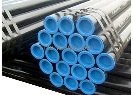 DELLOK الطلاء الأسود أنابيب الفولاذ الكربوني الخام Sch40 / Sch80 / Sch160 Astm A106