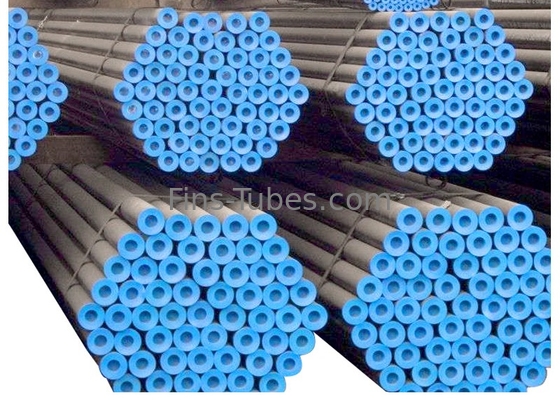 DELLOK الطلاء الأسود أنابيب الفولاذ الكربوني الخام Sch40 / Sch80 / Sch160 Astm A106