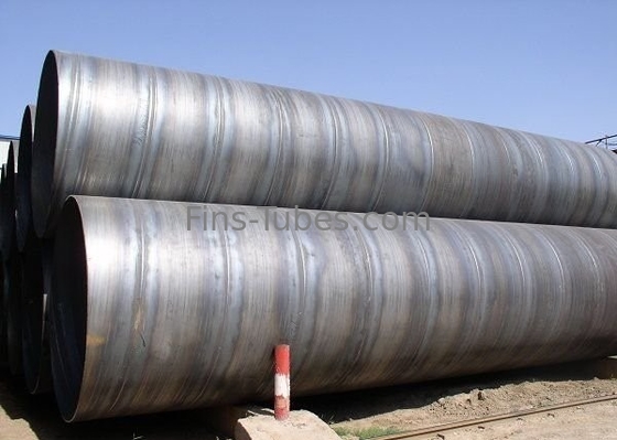 DELLOK Q235B أنابيب فولاذ الكربونية المطاوعة بالدوامة الأسود أنابيب SSAW ذات القطر الكبير
